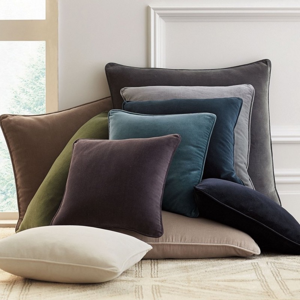 Velvet 16” Square Pillow Cover
